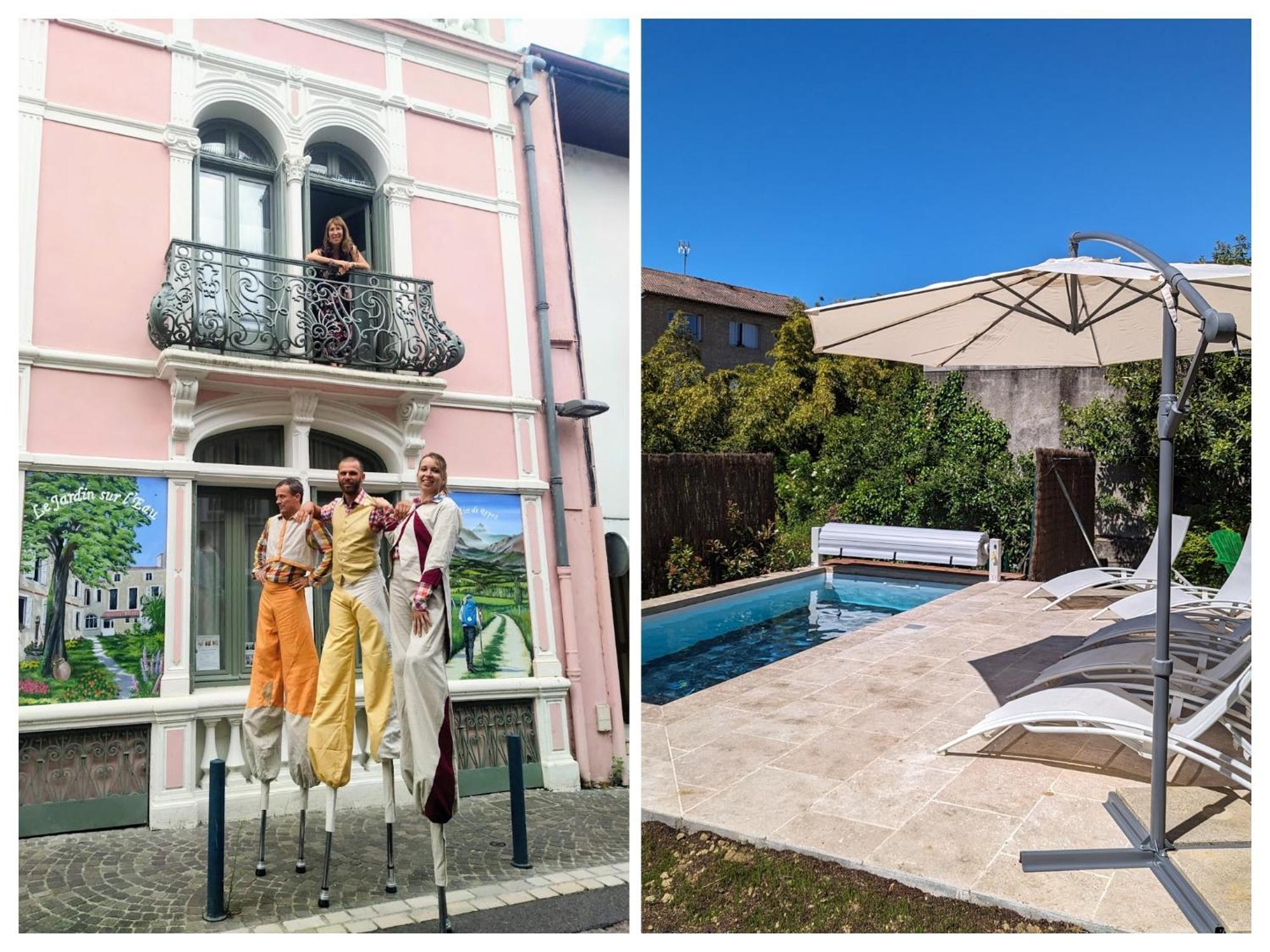"Le Jardin Sur L'Eau "Chambres D'Hotes Et Appartements Tout Confort Aire-sur-l'Adour Exterior photo