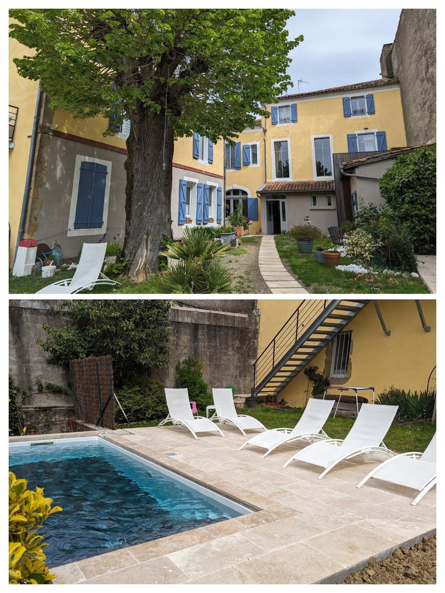"Le Jardin Sur L'Eau "Chambres D'Hotes Et Appartements Tout Confort Aire-sur-l'Adour Exterior photo